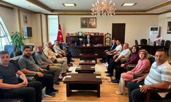 AK Parti Afşin İlçe Teşkilatından Kaymakam Arslantürk’e Hayırlı Olsun Ziyareti