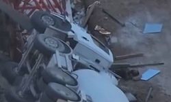 Beton Mikseri Devrildi: 1 Yaralı