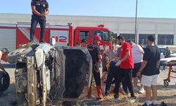 Feci Kaza: Otomobil Takla Attı, 2 Yaralı