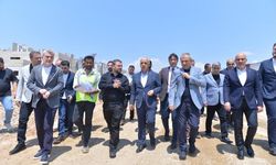 Kahramanmaraş Şehir Hastanesi İnşaatında İnceleme