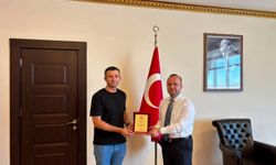 Kaymakamlık Koruma Personeli Ulucak'tan Kaymakam Arslantürk'e Veda Ziyareti