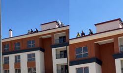 Rezerv Alanında Çalışan İşçiler Maaşlarını Alamayınca Çatıya Çıktı