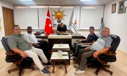 Ülkü Ocakları Başkanı Kayhan'dan AK Parti Afşin İlçe Başkanlığı'na Ziyaret
