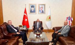 Vali Ünlüer, Makamında Konuklarını Ağırladı