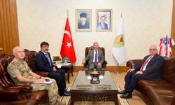 Vali Ünlüer, Mülkiye ve Güvenlik Başmüfettişlerini Makamında Ağırladı
