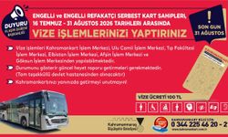 Engelli ve Engelli Refakatçi Serbest Kartlarında Vize Yenileme Dönemi Başladı