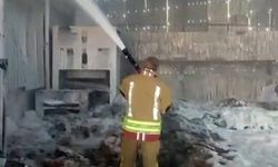Tekstil Fabrikasında Çıkan Yangına Ekiplerden Hızlı Müdahale
