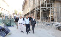 Vali Ünlüer, Yeni Valilik Hizmet Binası İnşaatında İncelemelerde Bulundu