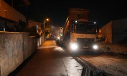 Büyükşehir’den Yahya Kemal’de gece gündüz asfalt mesaisi