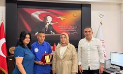 Afşin Devlet Hastanesi Personeline Plaket