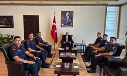 Afşin İlçe Jandarma Komutanı ve Stajyer Subay Adaylarından Kaymakam Arslantürk’e Ziyaret
