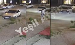 Afşin’de El Freni Çekilmeyen Otomobil Yokuş Aşağı Hareket Etti