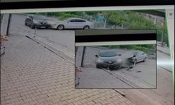 Afşin’de İki Otomobil Çarpıştı! O Anlar Kamerada: 2 Yaralı