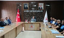 Afşin’de İlçe Güvenlik Danışma Kurulu Toplantısı Gerçekleştirildi