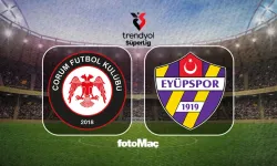 Arca Çorum FK - Eyüpspor! Maç Başladı mı, Skor Kaç?