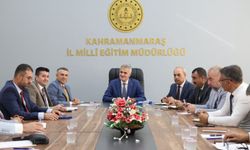 Kahramanmaraş İl Millî Eğitim Müdürlüğünde İstişare Toplantısı Gerçekleştirildi