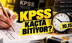 KPSS Kaçta Bitiyor, Kaç Dakika Sürüyor? 6 Eylül KPSS