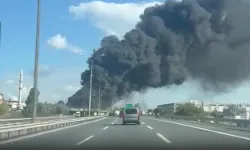 TEM Otoyolu'nda TIR yangını: Edirne yönü trafiğe kapatıldı