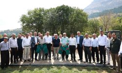 Başkan Toptaş, Kertmen’de Güreş Sahasını İnceledi