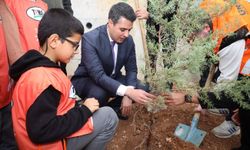 Elbistan'da Cumhuriyet'in 103. yılına özel 103 fidan dikildi