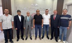 Afşin İlçe Milli Eğitim Müdürü Özdemir’e Hayırlı Olsun Ziyaretleri Devam Ediyor