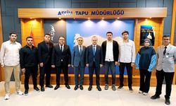 Afşin Kaymakamı Arslantürk’ten Tapu Müdürlüğüne Ziyaret