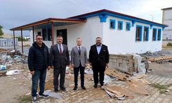 Afşin’de Tatbikat Camii İnşaatında Sona Gelindi
