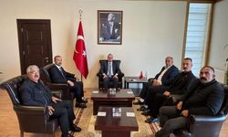 Afşinli Muhtarlardan Kaymakam Arslantürk’e Ziyaret