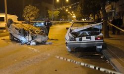 Ağacı Devirdi, Park Halindeki Araca Çarptı, Takla Attı!