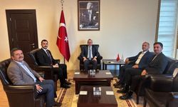 Anahtar Parti Afşin Teşkilatından Kaymakam Arslantürk’e Ziyaret