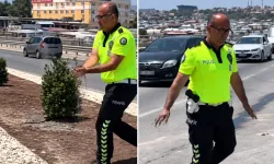 Hatay'da polisin hareketi Bakan Mustafa Çiftçi'yi duygulandırdı: Avuç avuç toprak taşıdı