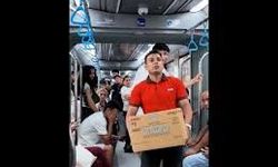 Üniversite mezunu genç kasiyer olarak işe başladı, metroda koli koli makarna dağıttı