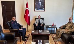 Jandarma Albay Büyühan’dan Kaymakam Arslantürk’e Ziyaret