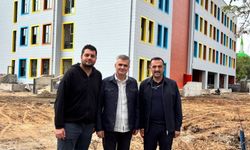 Kahramanmaraş’ta Mehmet Akif Ersoy İlkokulunun Yeni Binasında Çalışmalar Sürüyor