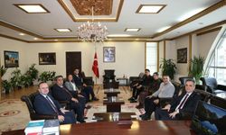 Mevlüt Kurt, Afşin’de Kaymakam Arslantürk ve Başkan Kıraç’ı Ziyaret Etti