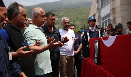 Şehit Jandarma Uzman Çavuş Ertaş, Hatay'da son yolculuğuna uğurlandı