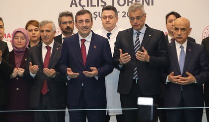 Cumhurbaşkanı Yardımcısı Yılmaz, Kahramanmaraş Devlet Hastanesi'nin açılışında konuştu: