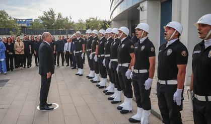Antalya'ya atanan Bursa Emniyet Müdürü Zaimoğlu'na veda töreni düzenlendi