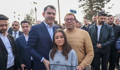 Bakan Kurum, Hatay'da, 455 bininci afet konutu teslimi öncesi incelemelerde bulundu