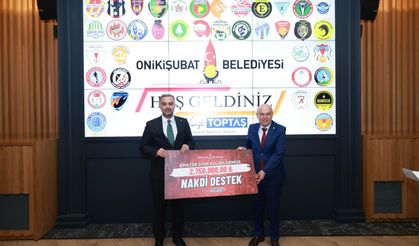 Onikişubat Belediyesi'nden Amatör Spora Destek