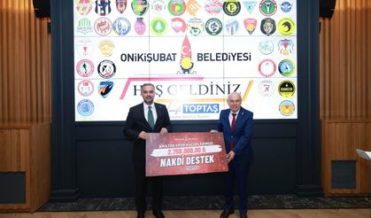 Başkan Toptaş’tan Amatör Spora Dev Destek!