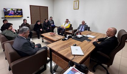 Afşin Anadolu Lisesi Öğrencilerinden Başkan Kıraç’a Ziyaret