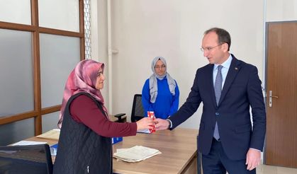 Kaymakam Sarıdoğan’dan Kadın Personele 8 Mart Kutlaması