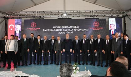 Andırın Şehit Astsubay Ömer Halisdemir İlçe Halk Kütüphanesi Hizmete Açıldı