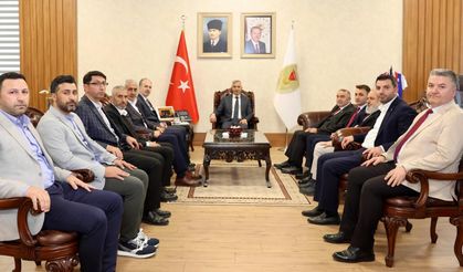 Vali Ünlüer, Cumhurbaşkanı Başdanışmanı Kışla ve Heyetini Kabul Etti