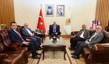 Vali Ünlüer, TDED Heyetini Makamında Ağırladı