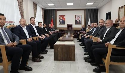 Kahramanmaraş’ta AK Parti İl Başkanlığından İl Millî Eğitim Müdürlüğüne Ziyaret