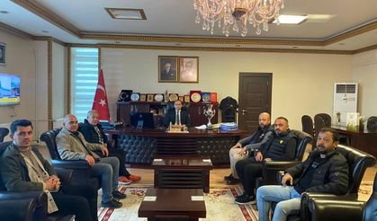 Afşinspor’dan Kaymakam Sarıdoğan’a Ziyaret: Bölgesel Amatör Lig Başarısı