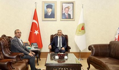 Vali Ünlüer, İl Başkanı Ateş’i Ağırladı