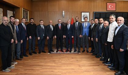 Başkan Görgel, AK Parti MKYK Üyesi Mahir Ünal’ı Makamında Ağırladı